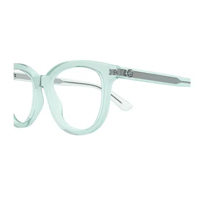 Gucci Gg1687o Linea Gg Logo 004 Green Trasparent Gloves