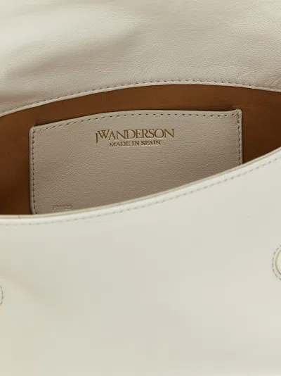 Jw Anderson Twister Midi Bow Leather Top-handle Bag