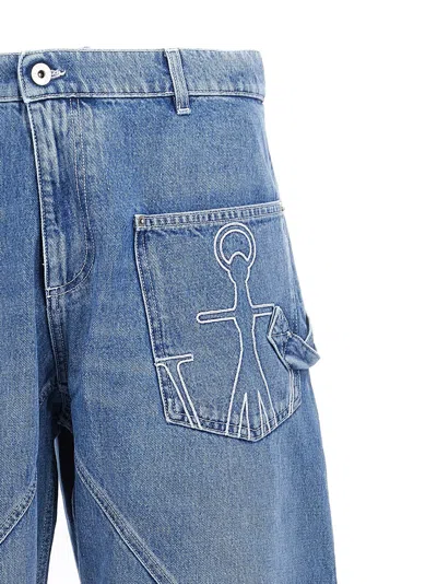 Jw Anderson Twisted Denim Workwear Jeans