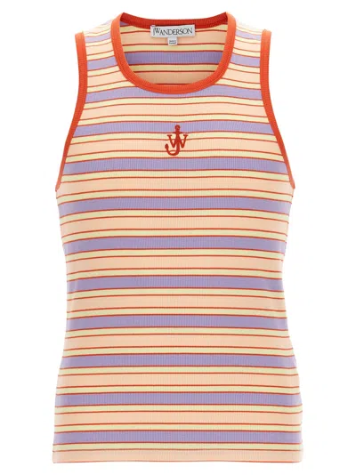 Jw Anderson J. W. Anderson Multicolored Striped Sleeveless Tank Top