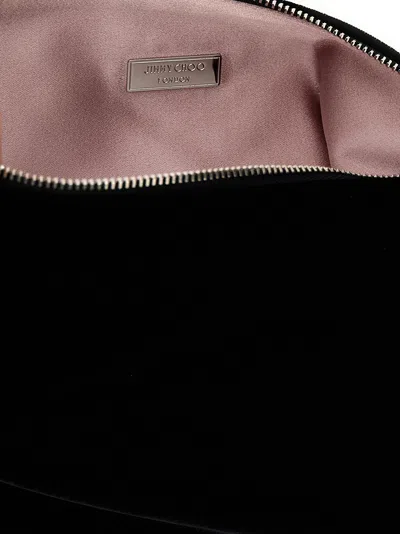 Jimmy Choo 'callie' Beaded Velvet Shoulder Bag
