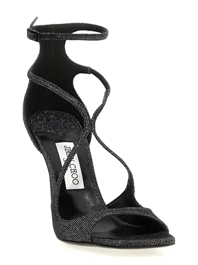Jimmy Choo Square-headed High-heeled Sandals