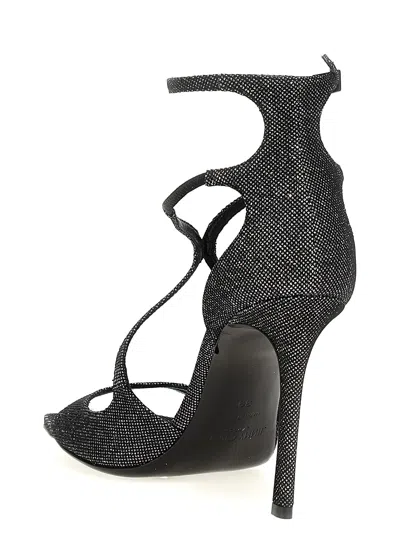 Jimmy Choo Square-headed High-heeled Sandals