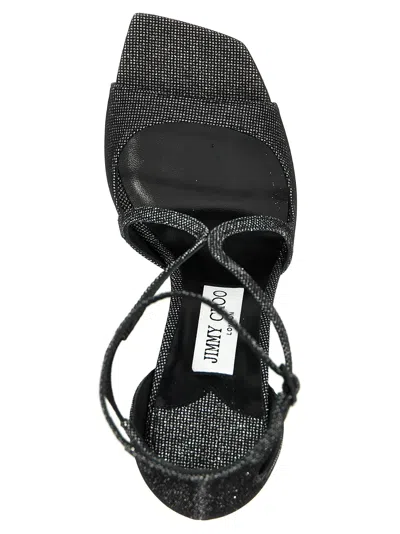 Jimmy Choo Square-headed High-heeled Sandals