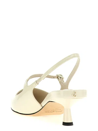 Jimmy Choo Didi 45 Glossy Patent Leather Slingback Pumps