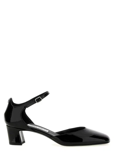 Jimmy Choo Pixie Mary Jane Block-heel Shoes