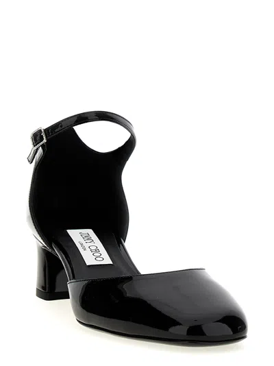 Jimmy Choo Pixie Mary Jane Block-heel Shoes