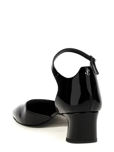 Jimmy Choo Pixie Mary Jane Block-heel Shoes