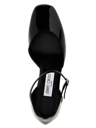 Jimmy Choo Pixie Mary Jane Block-heel Shoes