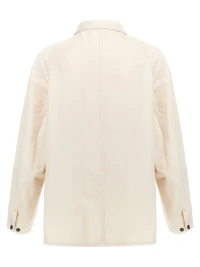 Maison Margiela Collared Jacket With Front Pockets And Long Sleeves
