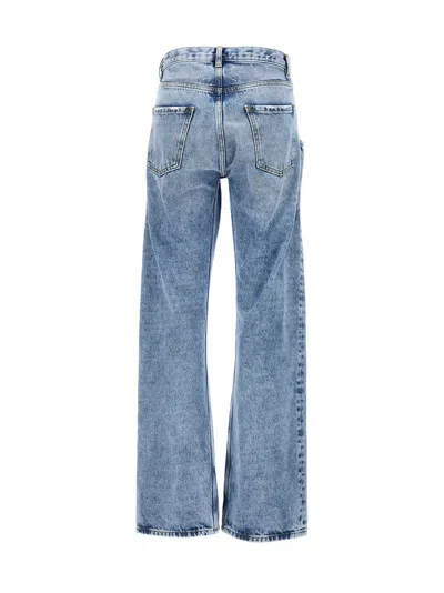 Maison Margiela Straight Leg Jeans With Contrasted Pockets Clothing In Blue
