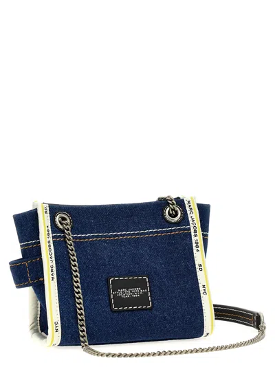 Marc Jacobs Sac Cabas The Denim Chain Micro Tote Bag