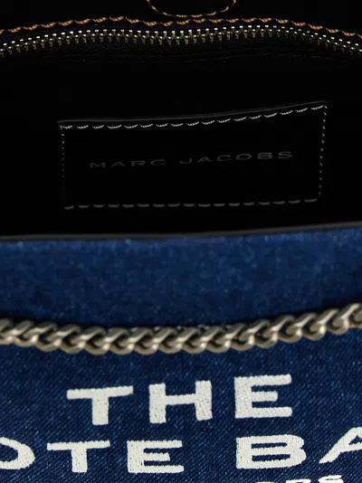 Marc Jacobs Sac Cabas The Denim Chain Micro Tote Bag