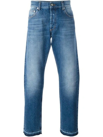 Shop Alexander Mcqueen Straight Leg Jeans