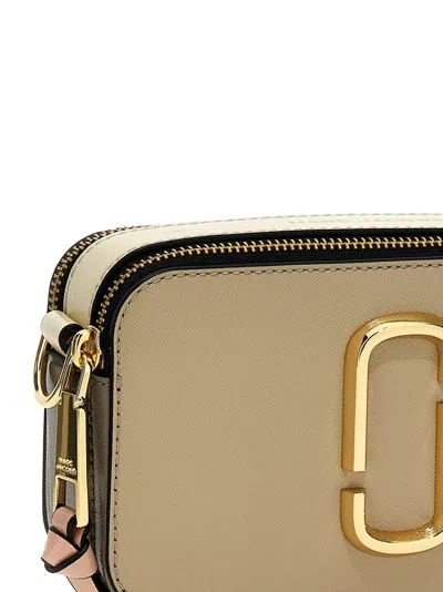 Marc Jacobs The Snapshot Aus Zementweissem Leder