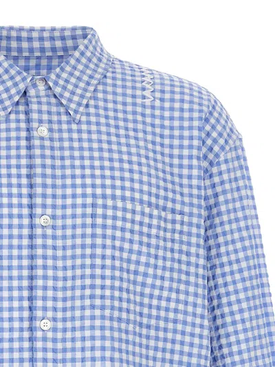Marni Shirt Checkered Pattern Collar Button-down