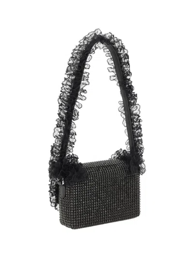 Self-portrait Shoulder Bags In Black