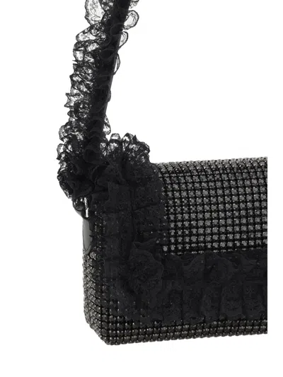 Self-portrait Shoulder Bags In Black