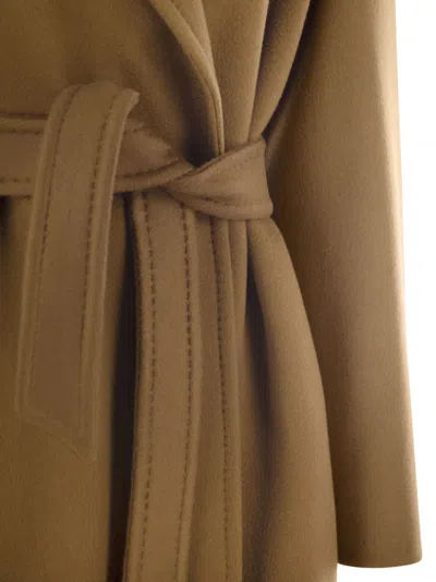 Max Mara Maxmara Women Melinda - Cashmere Midi Coat With Belt