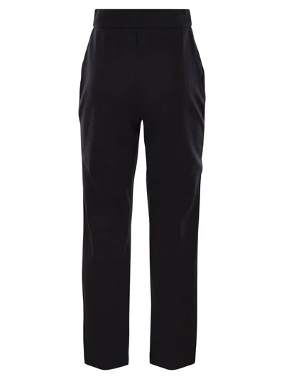 Max Mara Nepeta Stretch Virgin Wool Flare Leg Ankle Trousers