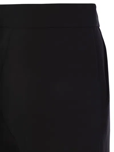 Max Mara Nepeta Stretch Virgin Wool Flare Leg Ankle Trousers