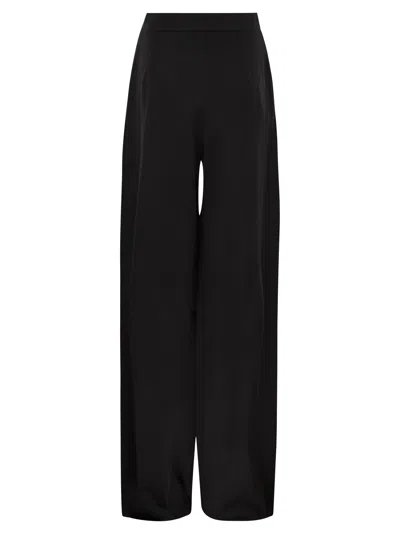 Max Mara Studio Ieti - Flowing Trousers In Envers Satin