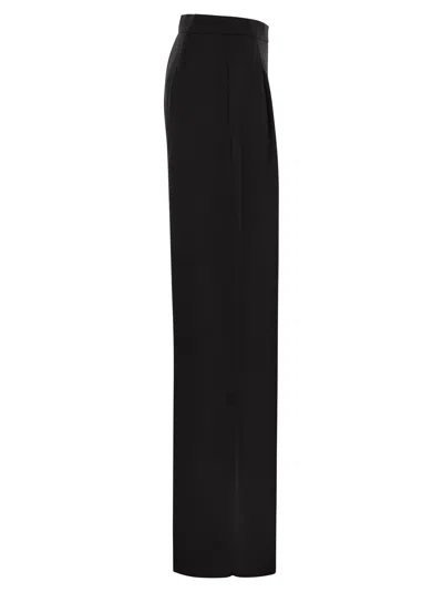 Max Mara Studio Ieti - Flowing Trousers In Envers Satin