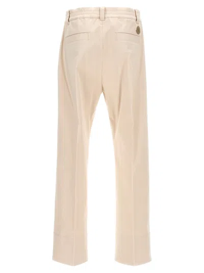 Moncler Trousers Drill Button Detail