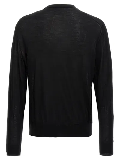 Moncler Knit Logo Sweater Intarsia