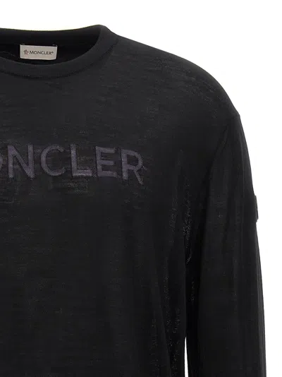 Moncler Knit Logo Sweater Intarsia