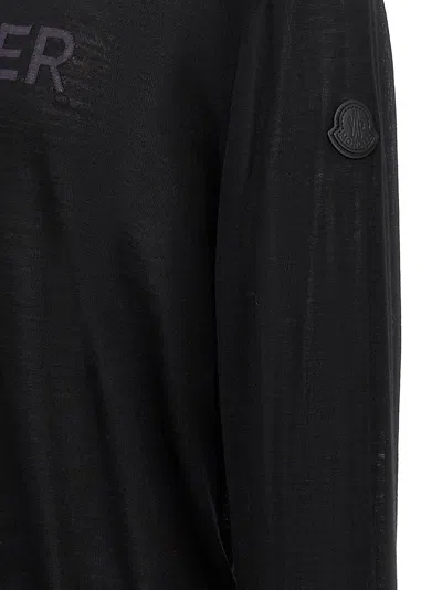 Moncler Knit Logo Sweater Intarsia