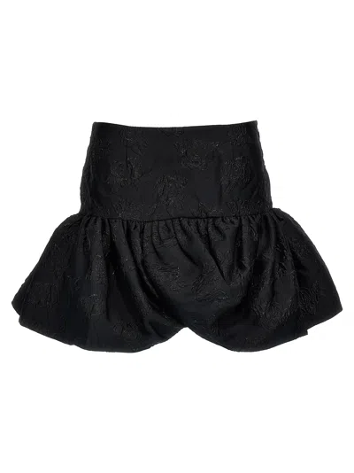 Rotate Birger Christensen Rotate High-waisted Mini Skirt In Textured Jacquard