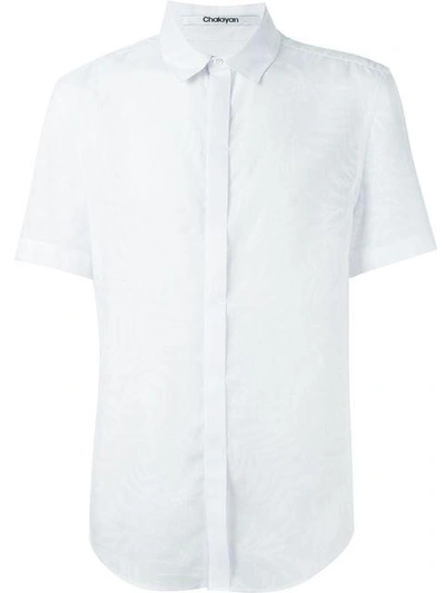 Chalayan Classic Short Sleeve Shirt In White