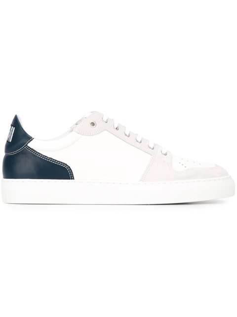 Ami Alexandre Mattiussi Contrast-panel Low-top Leather And Suede ...