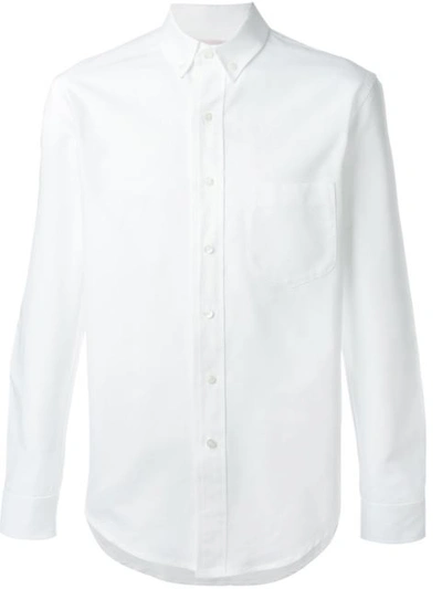 Palm Angels Button Down Shirt In White
