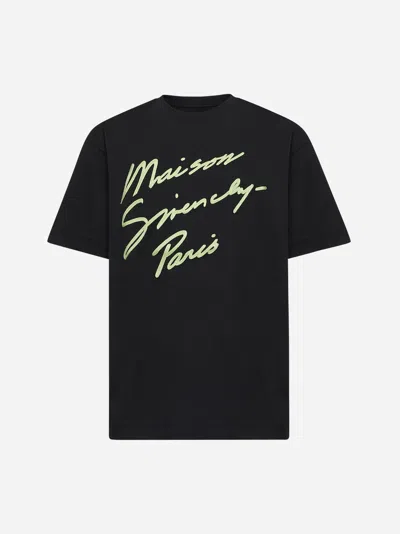 Givenchy Embroidered Logo Crewneck T-shirt