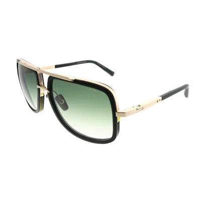 Dita Mach-one Drx-2030-f-blk-12k-59 Unisex Aviator Sunglasses In Multi