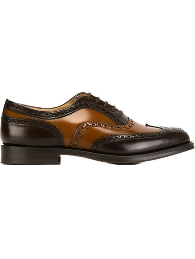 Church's Tonal Oxford Shoes In Brown