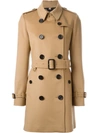 BURBERRY BURBERRY WOOL CASHMERE TRENCH COAT - NEUTRALS,401920211498890