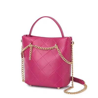 Mkf Collection By Mia K Damaris Mini Shoulder Medium Handbag By Mia K. In Pink