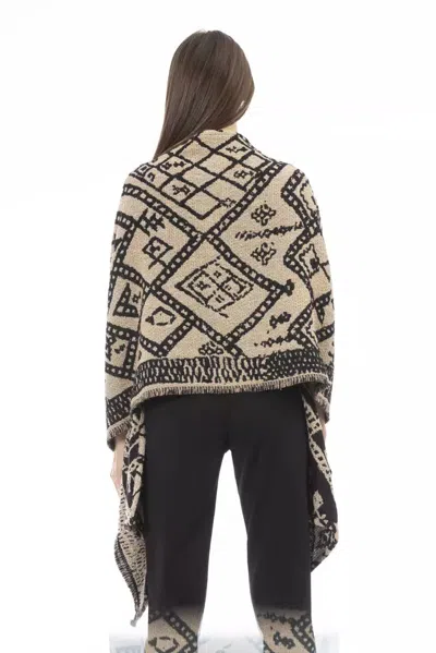 Alpha Studio Brown Acetate Women Scarf In Brown