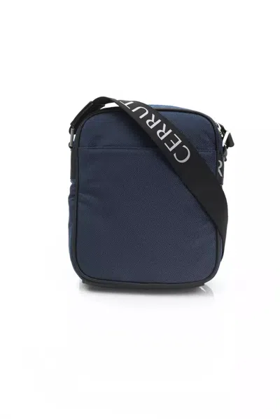 Cerruti 1881 Blue Nylon Messenger Bag In Blue