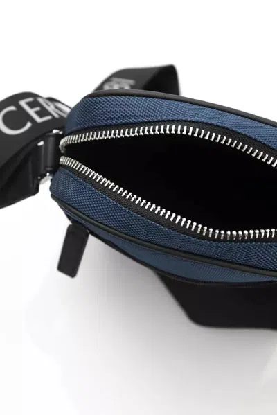 Cerruti 1881 Blue Nylon Messenger Bag In Blue