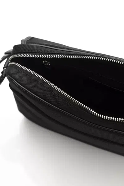 Cerruti 1881 Black Nylon Messenger Bag In Black