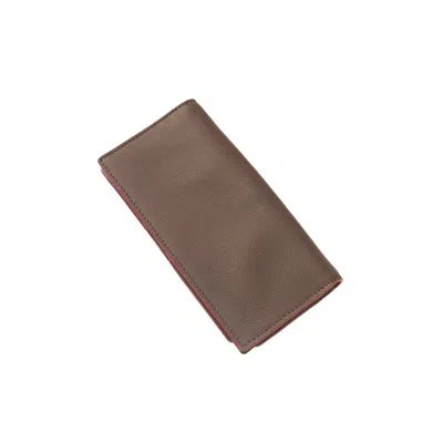 Cerruti 1881 Timeless Leather Billfold - Classic Men's Elegance In Brown