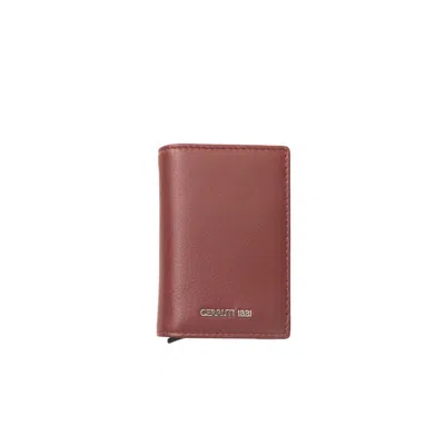 CERRUTI 1881 CERRUTI 1881 RED LEATHER MEN MEN'S WALLET 