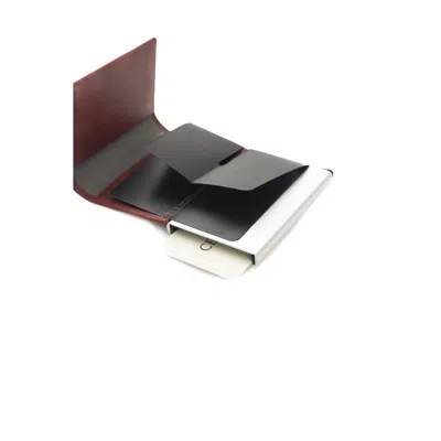 Cerruti 1881 Elegant Calf Leather Wallet - Slim & Men's Sophisticated In Red