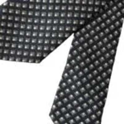 Dolce & Gabbana Black 100% Silk Patterned Adjustable Men Men's Tie In Black