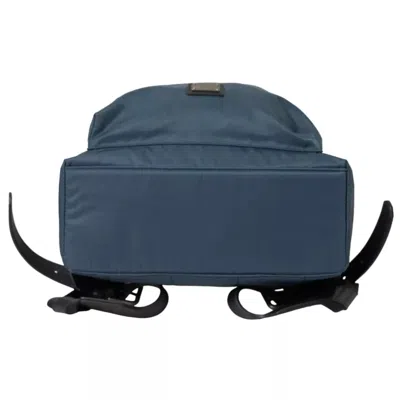Dolce & Gabbana Blue Nylon #dgfamily Patch Men Backpack Men's Bag In Blue