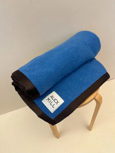 Alex Mill Cozy Blanket In Wool In Blue